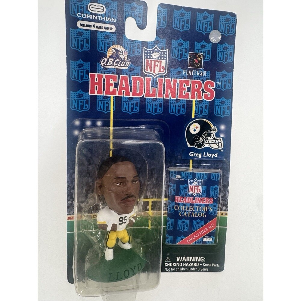 Vtg Pittsburgh Steelers Greg Lloyd Headliners Figure NFL Corinthian